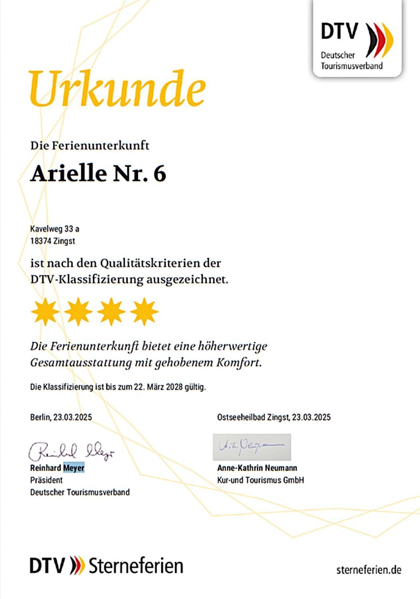 Arielle Nr 6 - Fuer Die Schoenste Zeit Des Jahres - Zingst Exterior foto